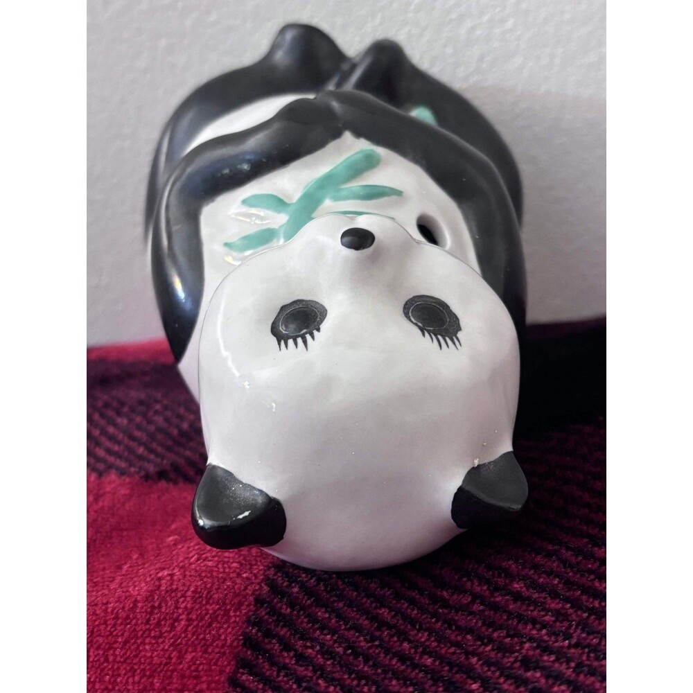 Vintage Benihana Panda Bear Bamboo Ceramic Tiki Mug Cup Drink Decor 6" - Picture 5 of 6
